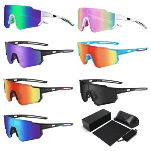 Factory Sports Eyewear Pickleball OEM China Sunglasses UV Protection Cycling Running Riding Unisex Sunglasses