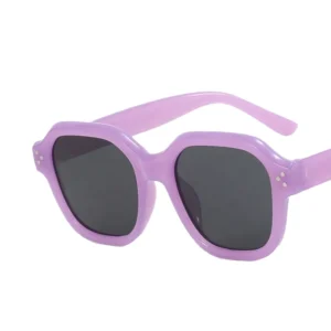 Fashion Brand Sunglasses Sun Shading Eyeglasses for Girl Boy Black Sun Glasses Orange Frame UV400 Protection PC