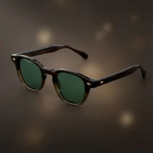 Fashion Color Acetate Round Sunglasses Trendy Hue Combinations Minimalist Style for Men Women Daily Wear