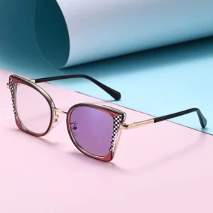Fashion Color Changing Women’s Sunglasses UV400 Protection Full Frame Trendy Outdoor Driving Cross border Sunglasses