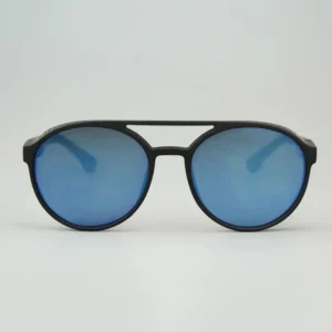 Fashion Custom Logo UV400 Full Rim Red Side Shield Steampunk Round Frame Outdoor Driving Travel Sunglasses for Unisex