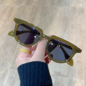 Fashion Custom Woman Vintage for Round Face Female Mens Luxury Acetate Sunglasses Glasses for Oval Face Female