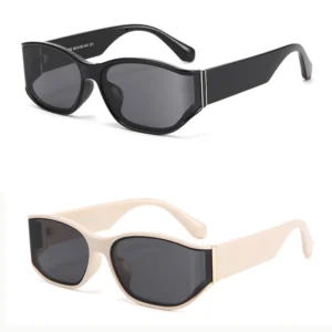 Fashion Design New Unisex Trending Sunglasses Luxury Large frame Stylish High Quality Designer Sunglasses with Curved Sides