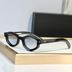 Fashion Design Square Sunglasses Full Rim Acetate Optical Glasses Frame with UV400 Slots Continuous Upgrade Cat Eye Sunglasses
