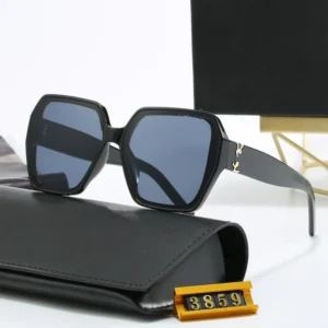 Fashion Designer Square UV400 Sunglasses for Unisex Large Frame Driving European American Classic Foreign Trade Casual