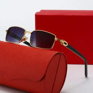 Fashion Full-rim Square Sunglasses Men Luxury Brand Designer Classic Rectangle Frameless Sun Glasses for Male UV400 Dropshipping