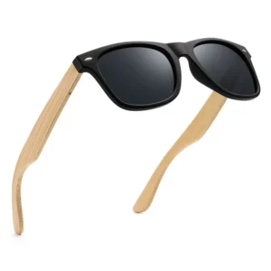 Fashion Handmade CE UV400 Custom Logo Sun Glasses Wood Bamboo Wooden Shades Sunglasses Mens