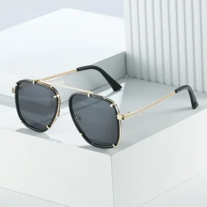 Fashion Metal Frames Shades UV400 Gradient Lens Sunglasses Men Sun Glasses for Women
