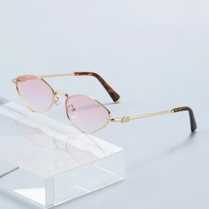 Fashion Metal Full Frame Sunscreen Sunglasses Women’s UV-resistant Sunglasses