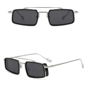 Fashion New Sunglasses Metal Square Frame Unisex Trendy Classic Driving UV400 Protection Sunglasses