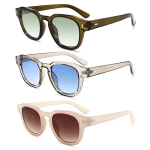 Fashion Ocean Lens Plastic Frame Sunglasses UV400 Custom Logo Sunglasses Shades