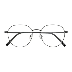 Fashion Optical Metal Eyeglasses Frames for Men Tiny Diamond Shaped Face Shape Match