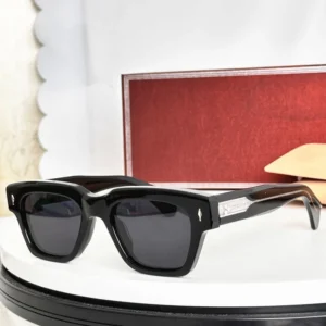 Fashion Original Designer Sunglasses Women Men Luxury Branded Shades Vintage Square Acetate Glasses Unisex