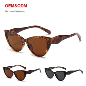 Fashion Oval Uv Polarized Sunglasses Women’s Designer Thick Acetate Sunglasses Retro Mens Sunglasses Vintage