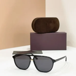 Fashion Oversized Square UV400 Sunglasses Men Women Vintage Black Acetate Frame Outdoor Driving Travel Trendy Eyewear Sunglass