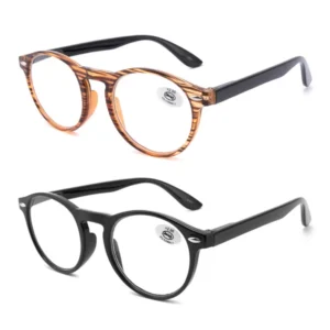 Fashion PC Frame Anti Blue Light Custom Design Plastic Prescription Eyeglasses Men Women Reading Glasses