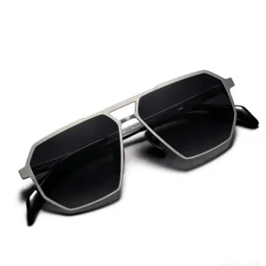 Fashion Personalized UV400 Polarized Titanium Sunglasses Comfortable Durable Men Women Driving Cool Design Unique Outdoor