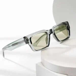 Fashion Plastic Thick Frames Sunglasses With Logo Trendy Square Shades UV400 Sun Glasses Women And Men
