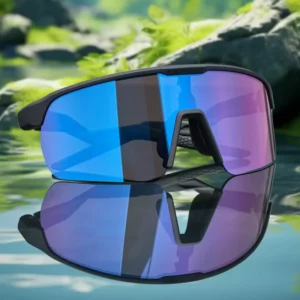 Fashion Polarized Tr90 Cycling Oversize Glasses Red Pc Lens Sport Glasses Driving Fishing Windproof Men Women Sports Sunglasses