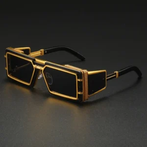 Fashion Shades Sunglasses Custom Logo European&American Future Technology Square Frame Y2K Designer Sunglasses Men