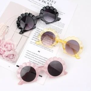 Fashion Shell Kids Sunglasses for Summer Beach Outdoor Eye protection