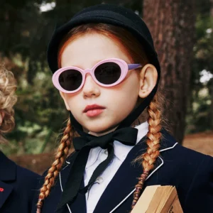 Fashion Small Round Silicone Frame Polarized Kids Sunglasses Boys Girls Colorful Customized Logo sunglasses