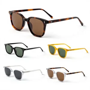 Fashion Square Acetate UV400 Sunglasses for Women Men