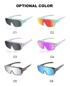 Fashion Square UV400 Polarized Sunglasses Driving Full Rim Unisex Design Fits Over Glasses