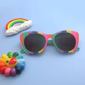Fashion Sun Glasses Custom Logo New Children Butterfly Kids Sunglasses UV400