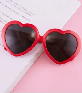 Fashion Sunglasses Heart Diffraction Glasses Effect 3D Prism Raves Girl Love Sunglasses Party Glasses for Christmas