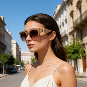 Fashion Sunglasses High End Colored Men Custom Logo Sun Glasses Women Sunglasses