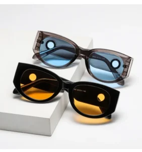 Fashion Sunglasses UV400 Women Trendy Sun Shades Wide Leg Sun Glasses