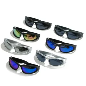 Fashion Sunglasses Women Mirror Sports Y2K Sun Eyes Glasses Men UV400 Punk Shades Colorful Fashion Eyewear