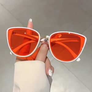 Fashion Sunglasses Women’s New High grade Sense Ins Classic Retro Cat Eye Fashion Leisure Vacation UV Protective Sunglasses