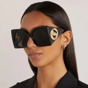 Fashion Sunglasses for Women in Green Gradient Trendy Shades