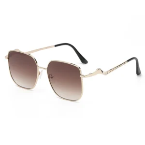 Fashion Sunglasses with Full Rim Metal Frame for Outdoor and Beach Use