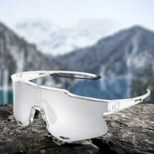 Fashion TR90 Cycling Sports Sunglasses with UV400 Windproof Outdoor Goggles Custom Logo for Biking & Driving