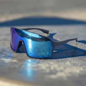 Fashion TR90 Frames Wrap Around Mirror Shades UV400 Custom Logo Polarized Sports Sunglasses for Men Women