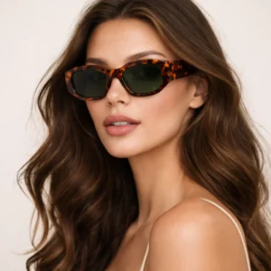 Fashion UV400 TAC Polarized Sunglasses Designer Style Unisex Rectangle Thick Frame Custom Sunglasses Manufacturer