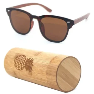 Fashion Wooden Imitative Bamboo Woodgrain Pc Plastic Men Promotion Sunglasses Frame