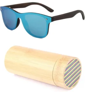 Fashion polarized wood one piece lens sunglasses gafas de madera sunglasses