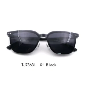 Fashionable 2-in-1 Magnetic Plastic Steel Clip-on Glasses (Extra Lenses Available: Yellow & Red)