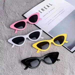 Fashionable Cute Baby UV Proof Polarized Cat Eye Sunglasses for Children Unisex Full Frame Outdoor Sports