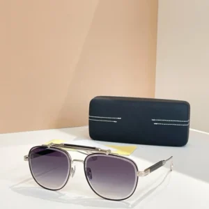 Fashionable Frameless Metal Sunglasses UV400 Men’s Outdoor Leisure Sports Blackout Sunglasses