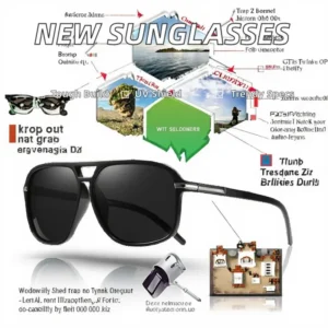Fashionable High Quality PC Lens Sunglasses New Style Polarized Sunglasses for Men and Women for Driving and Sports