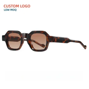 Fashionable High Quality Square Outdoor Sun Protection Luxury Sunglasses