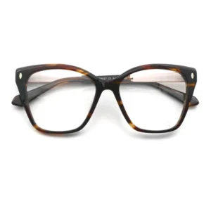 Fashionable Metal Acetate Full Rim Cat Eye Optical Frame Clip Polarized Lenses Women Sunglasses Magnetic Sun Protection
