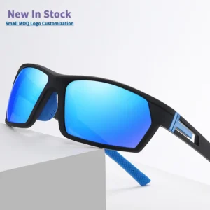 Fashionable PC UV400 Adult Sunglasses Square Polarized Men Women Light Outdoor Shades Fishing Golf Climbing Spots Pink