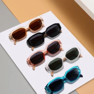 Fashionable Retro Sunglasses Unisex Custom Logo Polarized Lens Sunglasses