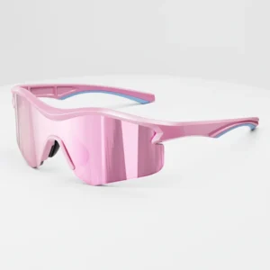 Fashionable TR90 Semi Rimless Sports Sunglasses UV Protection Non Polarized Dot Impact Resistant Outdoor Running Cycling